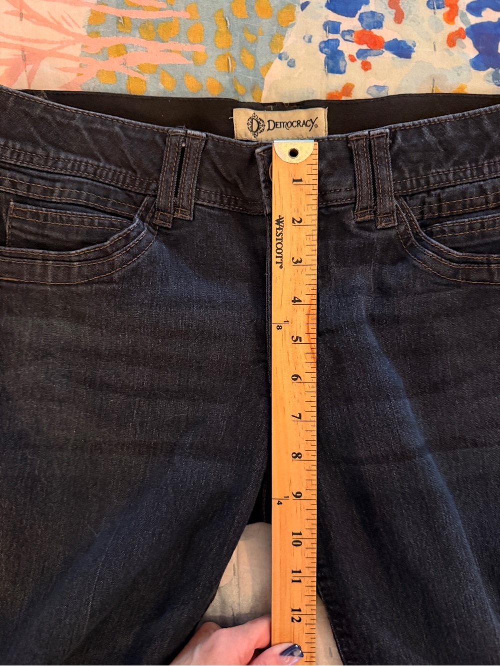 DEMOCRACY 10 Stretch Skinny Jeans Dark Wash - Picture 6 of 10